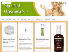 Tablet Screenshot of essential-organic.com